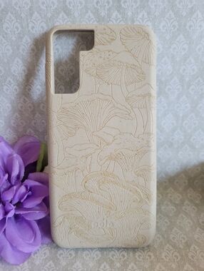 Pela Beige Mushroom Pattern Phone Case Samsung S21 Plus